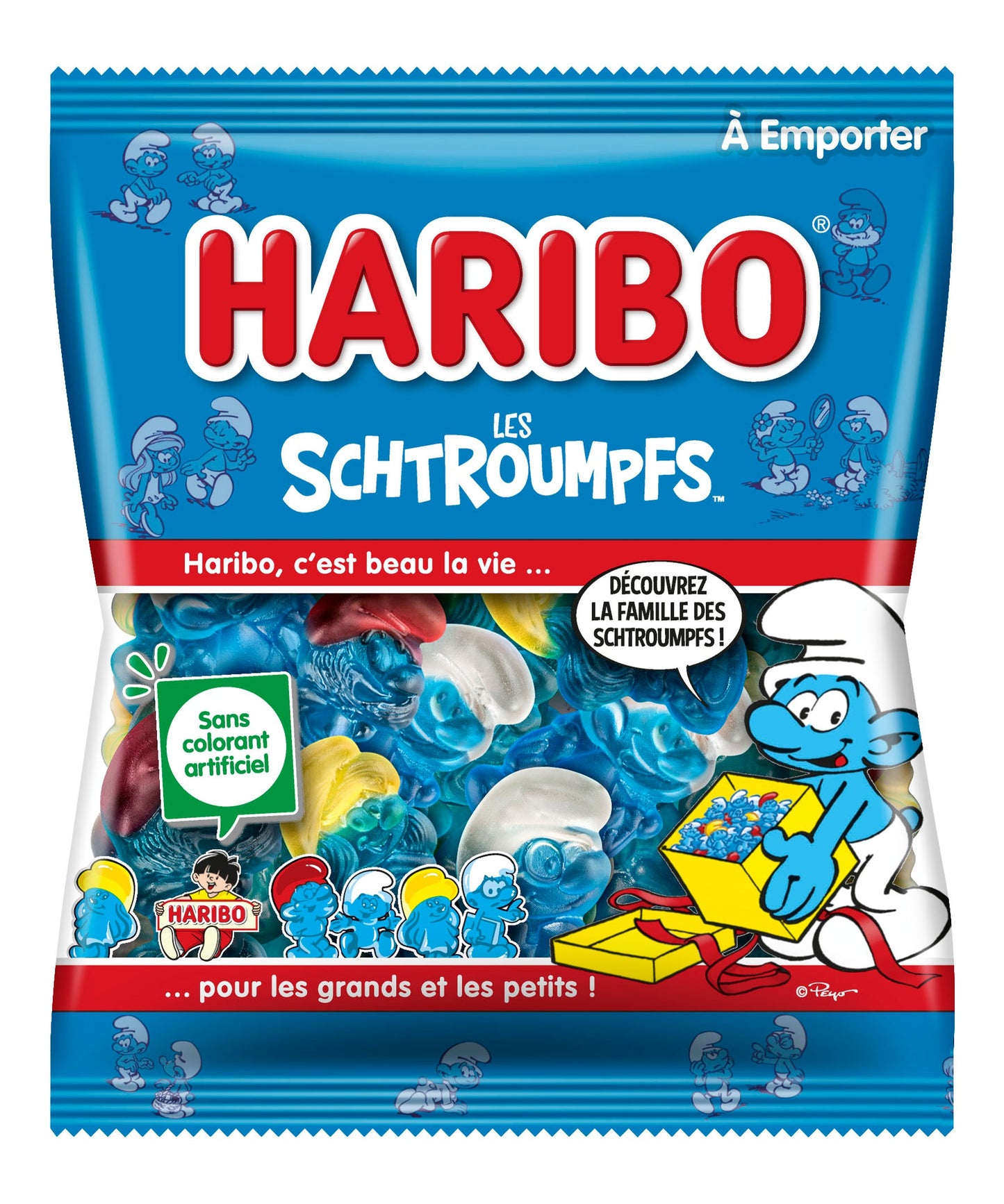 HARIBO LES SCHTROUMPF 120G X30