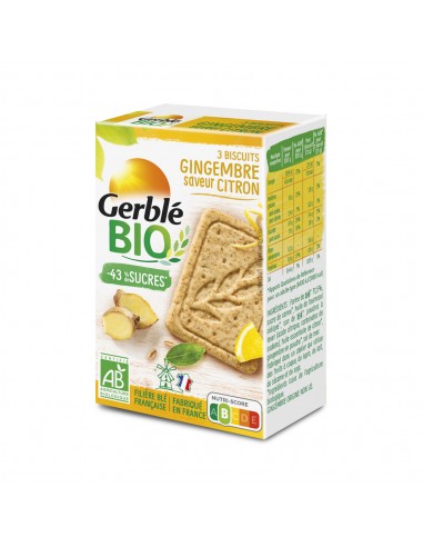 BISCUIT GINGEMBRE CITR 33g X18