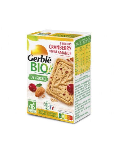 BISCUIT CRANBERRY BIO 33G X18