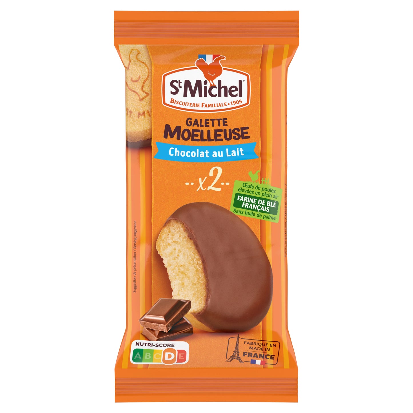 GALETTE MOELLEUSE CHOCO 60GX25