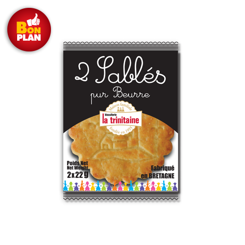 SABLES PUR BEURRE 44G X2 X100