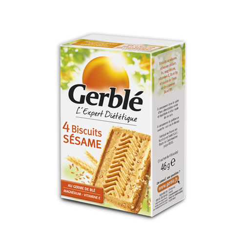 BISCUIT SESAME POCKET -46g X18