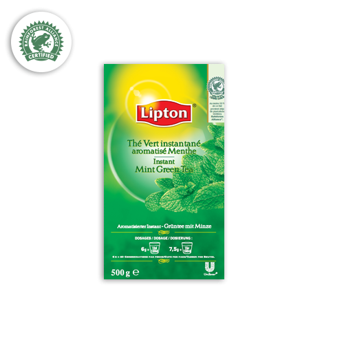 Lipton thé vert menthe - distributeur automatique - Poche de 500g