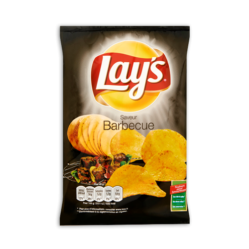 20 Paquets de Chips Lay's Goût Barbecue 20 x 45 G - Vos courses livrées à  domicile avec ClicMarket