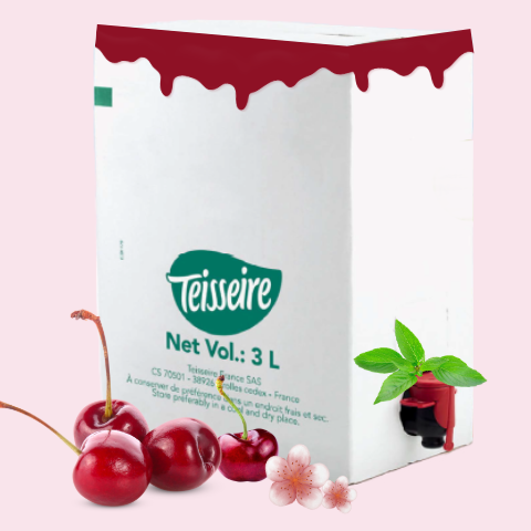 SIROP TEISSEIRE CERISE 0% BIB 3L X1