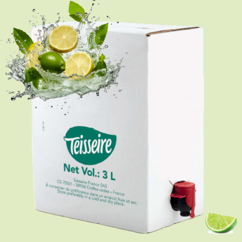 SIROP TEISSEIRE CITRON VERT 0% BIB 3L X1