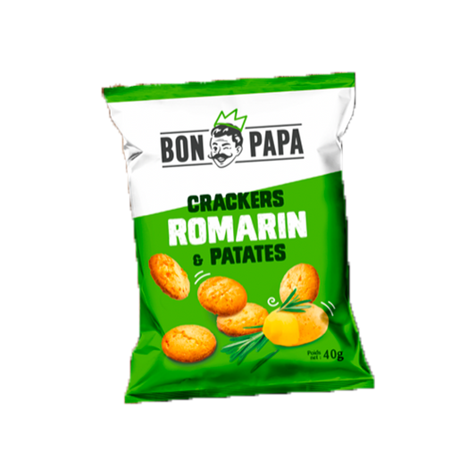 CRAKERS ROMARIN 40GR X50