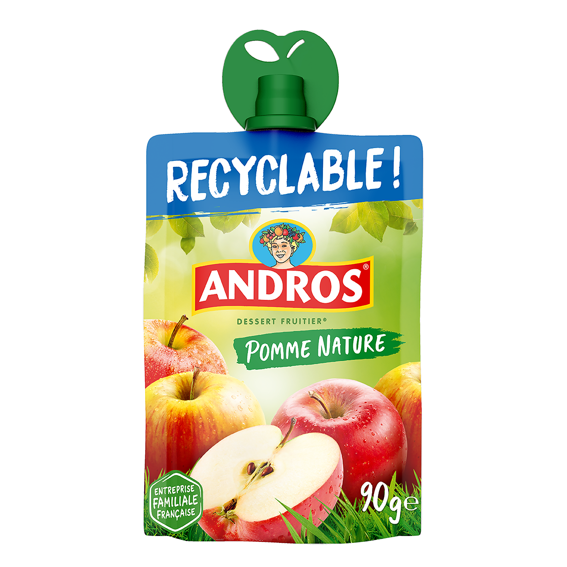 ANDROS GOURDE POMME 90G X24