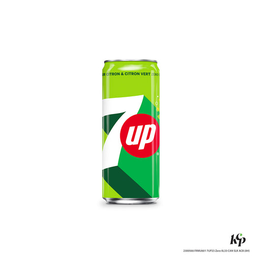 BTE 7UP ZERO SLIM 33CL X24