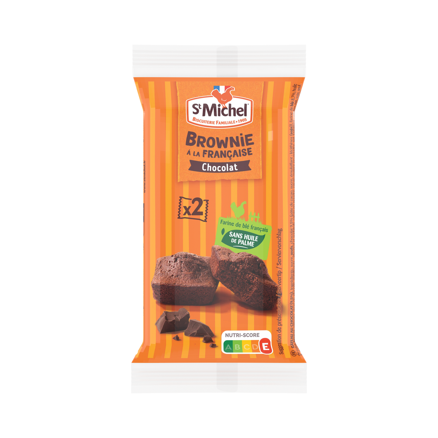BROWNIE CHOCO ST MICHEL 50GX28