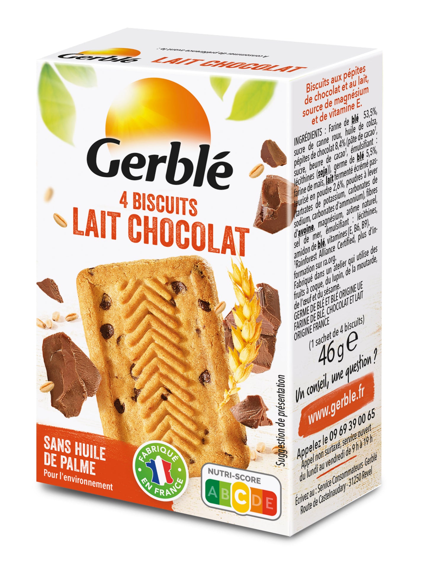 BISCUIT LAITCHOCO GERBL 46GX18