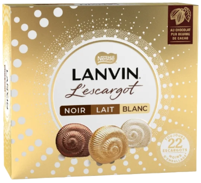 L'ESCARGOT TRIO LAIT NOIR 362G