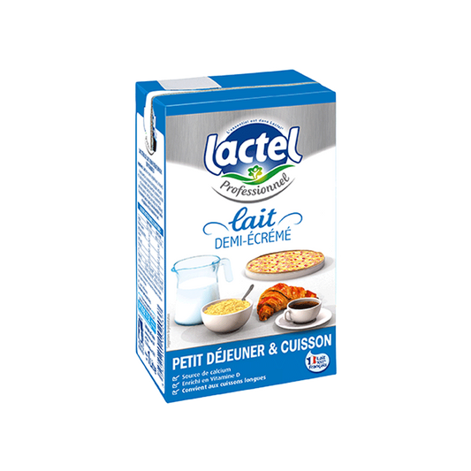 LAIT1/2ECR.UHT LACTEL BRIK1LX6