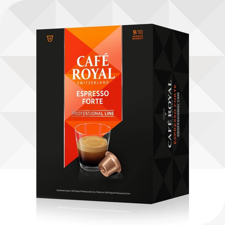 CAFE ROYAL PRO ESPRESSO FORTE BOITE 48 CAPSULES