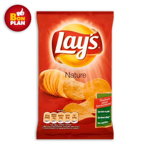 CHIPS LAY'S NATURE - 45g X20